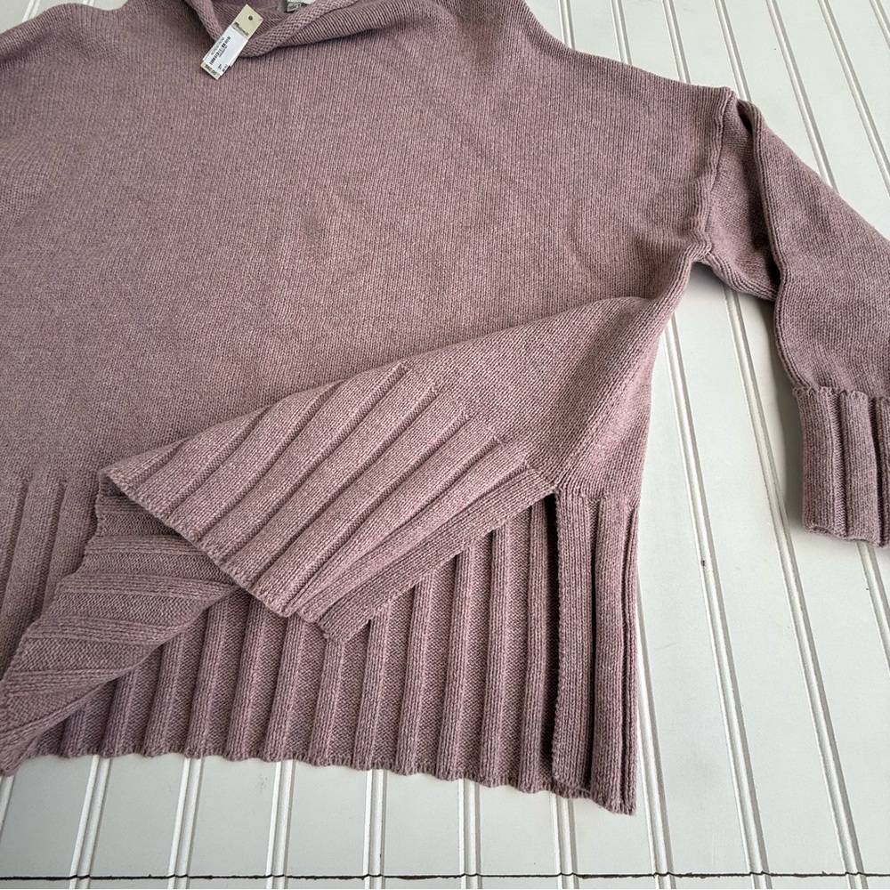 Madewell Mockneck Soft Pink Knit Sweater - Picture 4 of 6